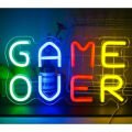GAME OVER Tasarımlı Neon Led