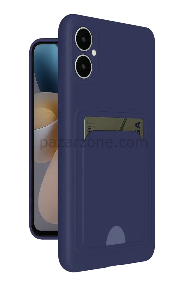Newface Samsung Galaxy A05 Kelvin Kartvizitli Silikon - Lacivert