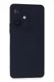 Newface Vivo Y27 Kılıf Nano içi Kadife Silikon - Lacivert