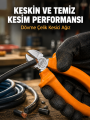 Profesyonel Kullanıma Uygun Dövme Çelik Yan Keski