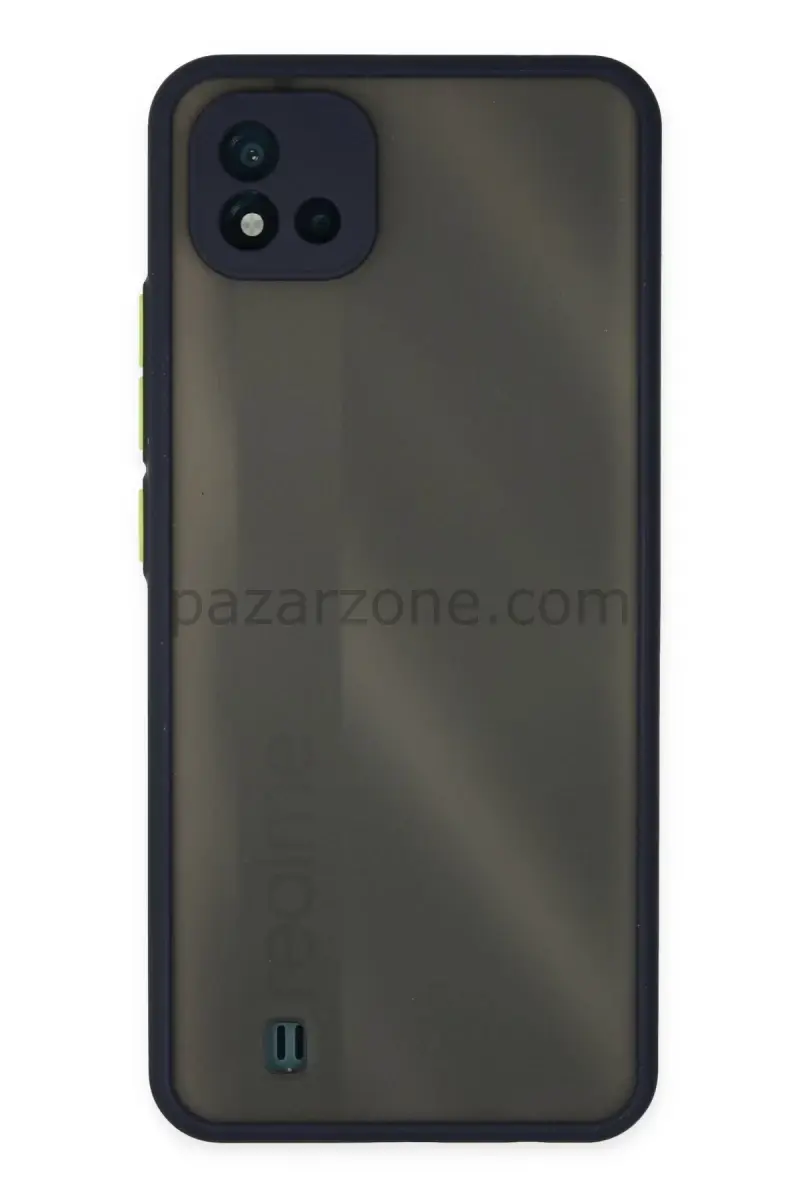 Newface Realme C11 2021 Kılıf Montreal Silikon Kapak - Lacivert
