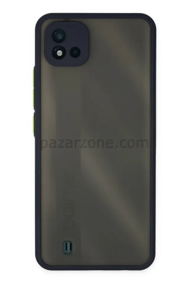 Newface Realme C11 2021 Kılıf Montreal Silikon Kapak - Lacivert