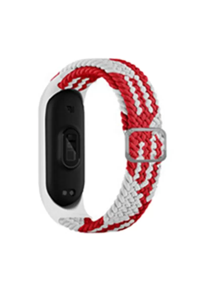 Newface Xiaomi Mi Band 7 Star Kordon - Beyaz-Kırmızı