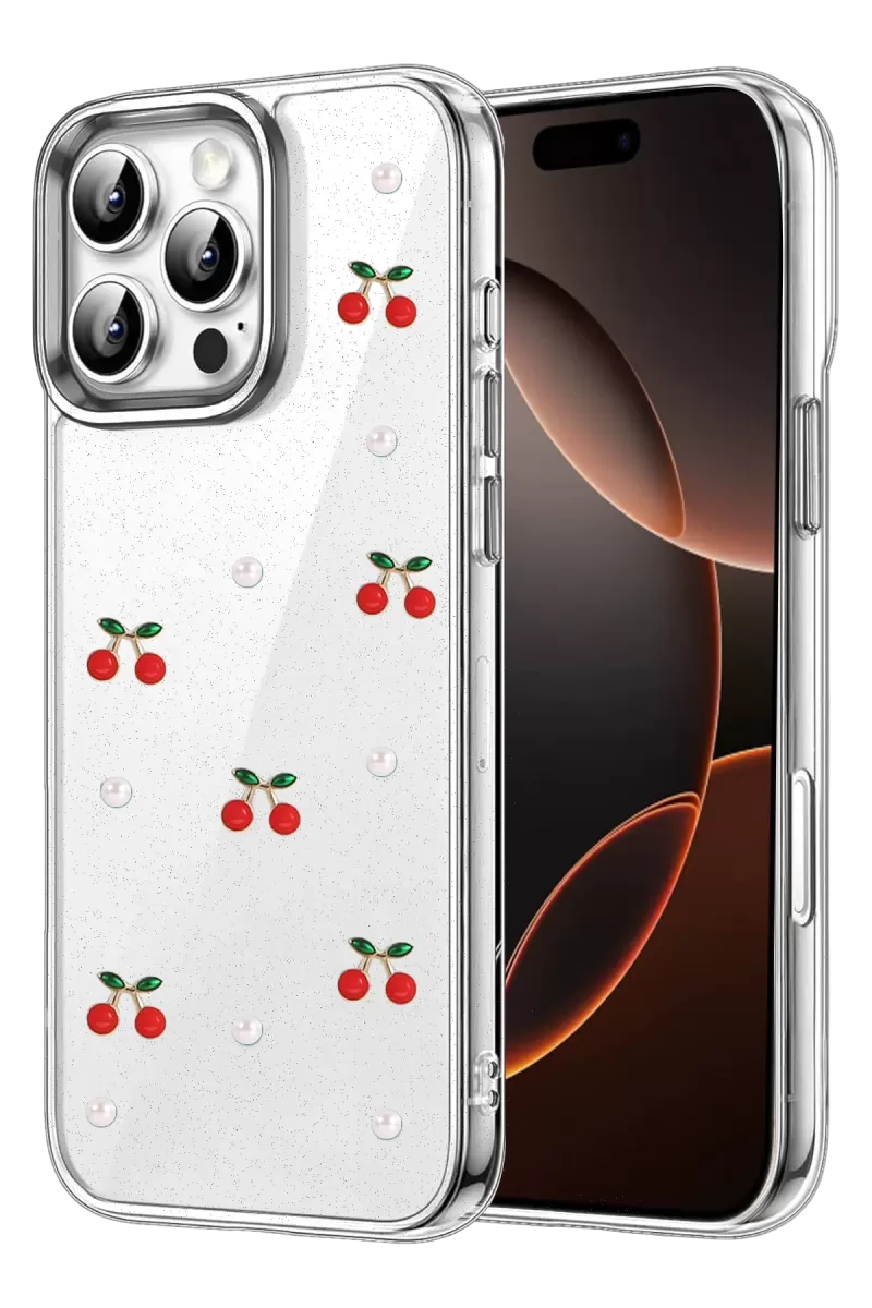 Newface Apple iPhone 16 Pro Max Fiyonk Desenli Kapak - Desen 9