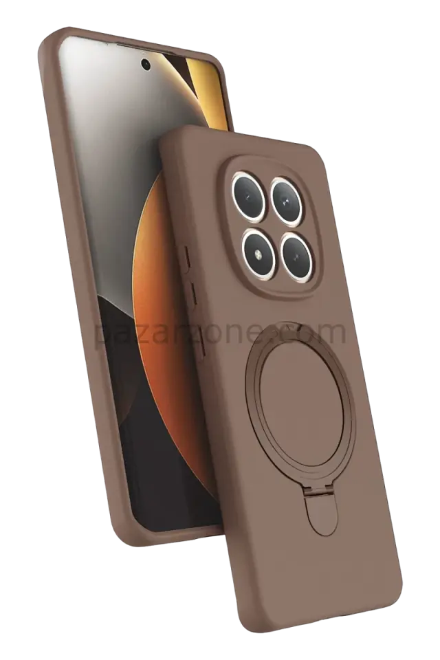 Newface Xiaomi Redmi Note 15 Pro 5G Regal Magsafe Standlı Kapak - Çöl Titanyum