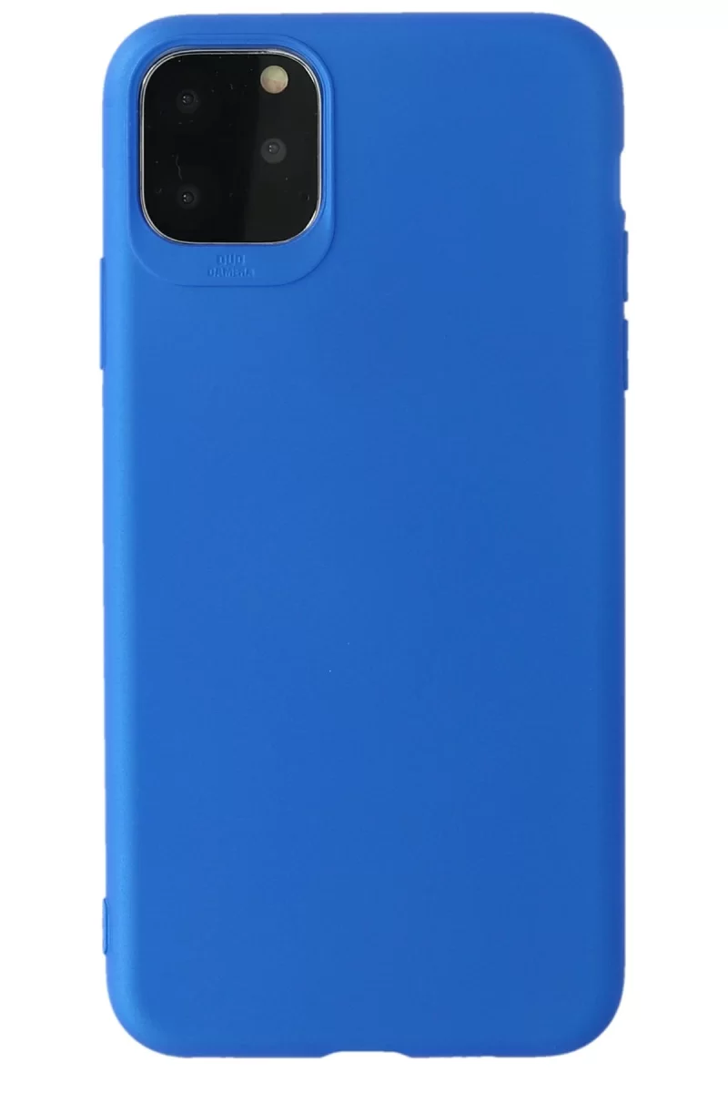 Newface Apple iPhone 11 Pro Max Kılıf First Silikon - Mavi