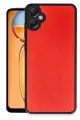 Newface Samsung Galaxy A05 Kılıf Aras Deri Kapak - Kırmızı