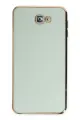 Newface Samsung Galaxy J7 Prime Kılıf Volet Silikon - Açık Yeşil