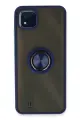 Newface Realme C11 2021 Kılıf Montreal Yüzüklü Silikon Kapak - Lacivert