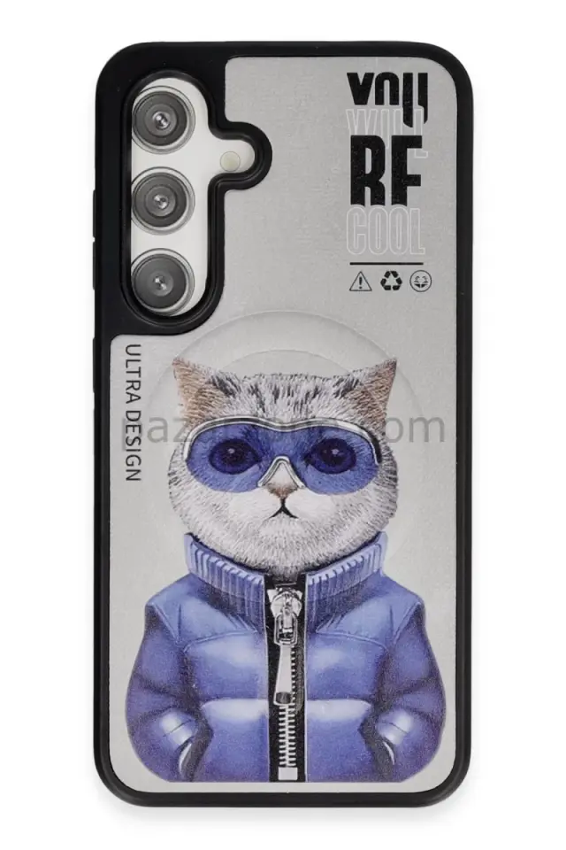 Joko Samsung Galaxy S24 Fun Magsafe Kapak - Titan Gri-2