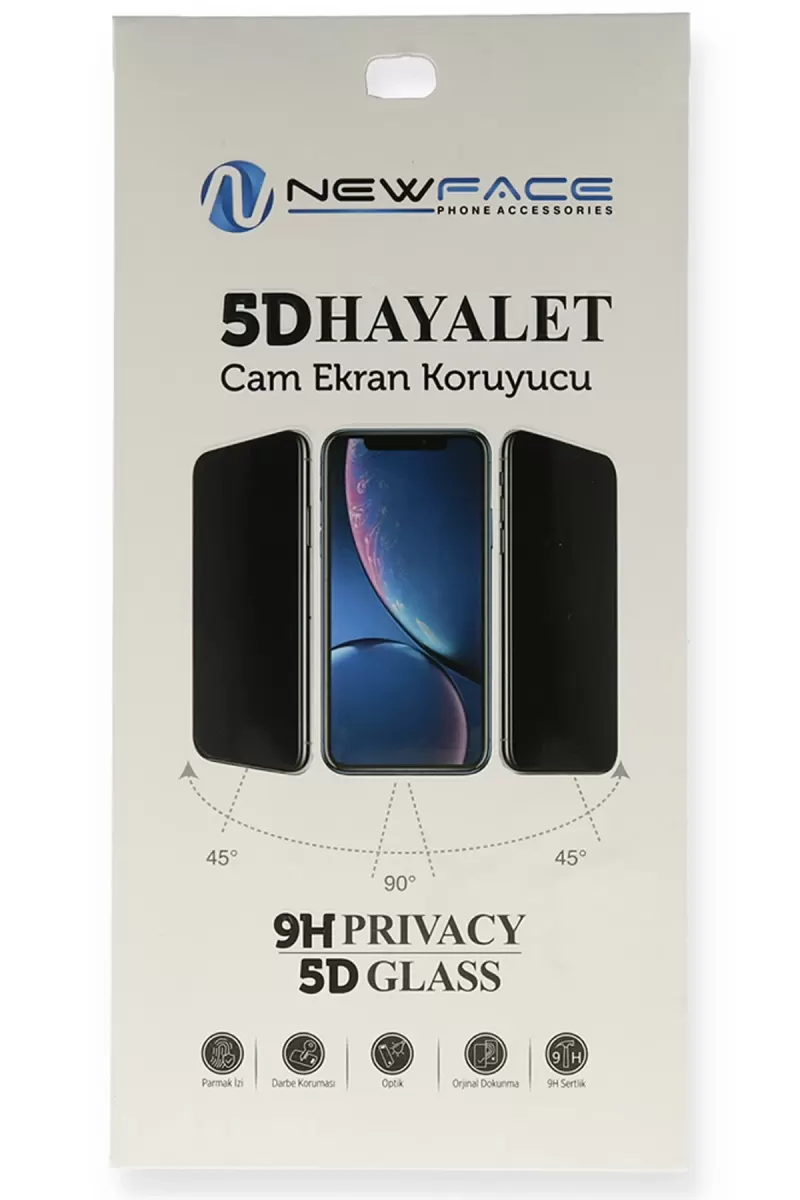 Newface Samsung Galaxy A91 / S10 Lite 5D Hayalet Cam Ekran Koruyucu