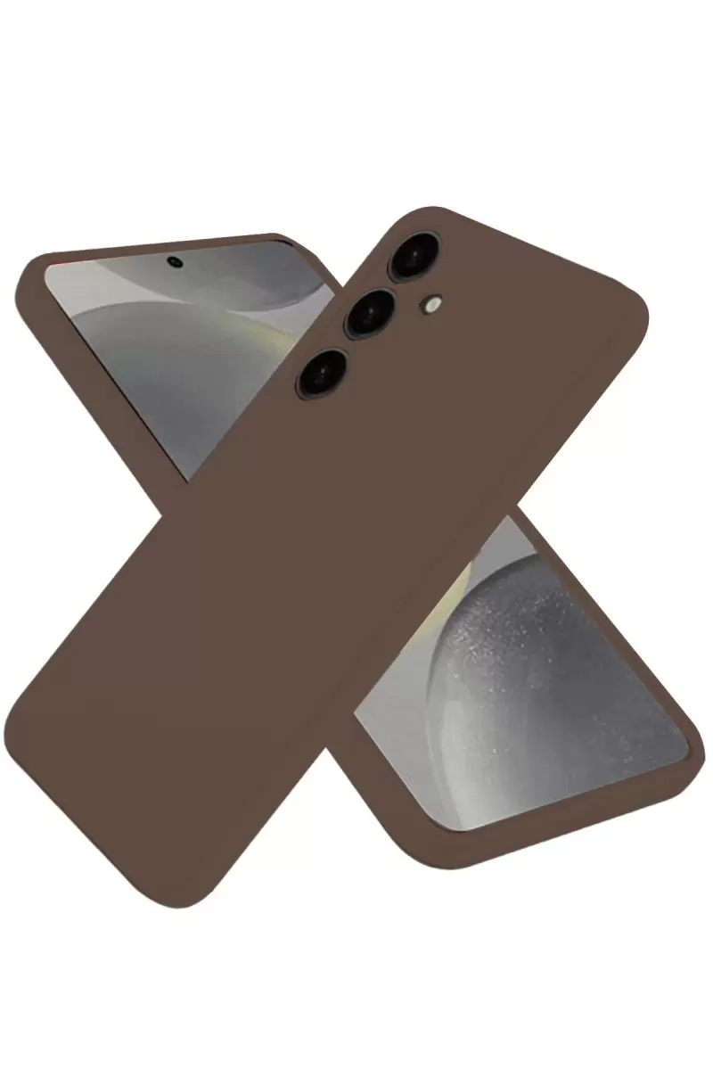 Newface Samsung Galaxy A36 Kılıf First Silikon - Kahverengi