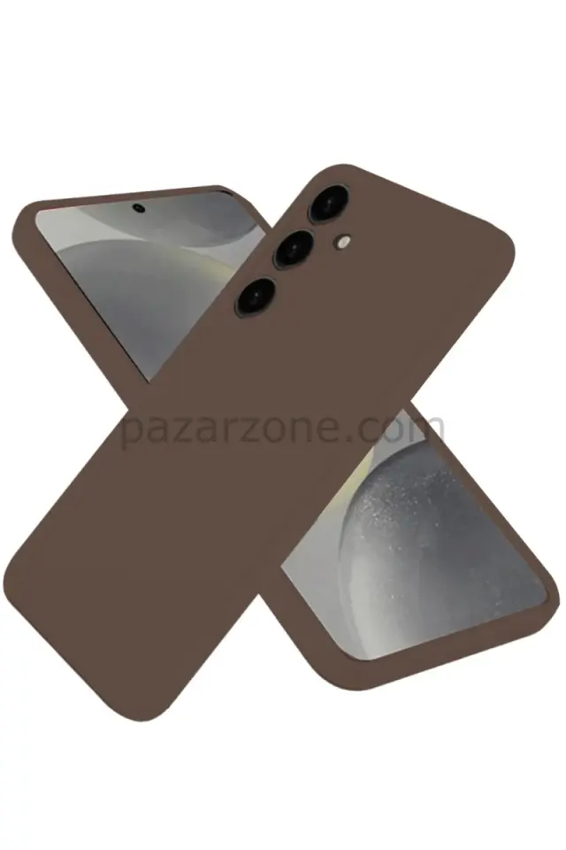 Newface Samsung Galaxy A36 Kılıf First Silikon - Kahverengi