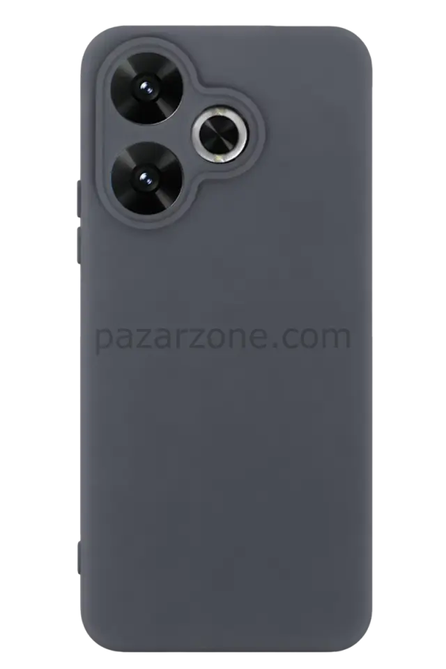 Newface Xiaomi Redmi 13 4G Kılıf First Silikon - Gri
