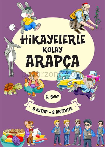 6. Sınıf Hikayelerle Kolay Arapça (8 Kitap + 2 Aktivite)