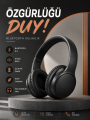Kulak Üstü Bluetooth Kulaklık Ayarlanabiilir Uzun Pil Ömrü Kablosuz 5.0 Bluetooth
