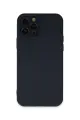 Newface Apple iPhone 12 Pro Max Kılıf Lansman Glass Kapak - Lacivert