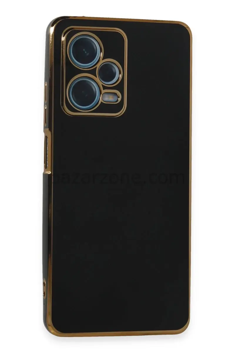 Newface Xiaomi Redmi Note 12 Pro Plus Kılıf Volet Silikon - Siyah