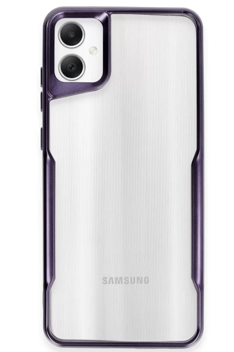 Newface Samsung Galaxy A05 Kılıf Boyi Silikon Kapak - Derin Mor
