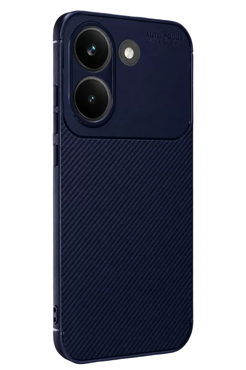 Newface Xiaomi Poco X8 Pro Auto Focus Karbon Kapak - Lacivert