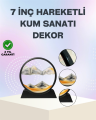 Zihin Açıcı Kum Manzarası – 3D Dinamik Kum Tablosu, Dekoratif, Dönüştükçe Yenilenen Sakinleştirici Sanat Eseri