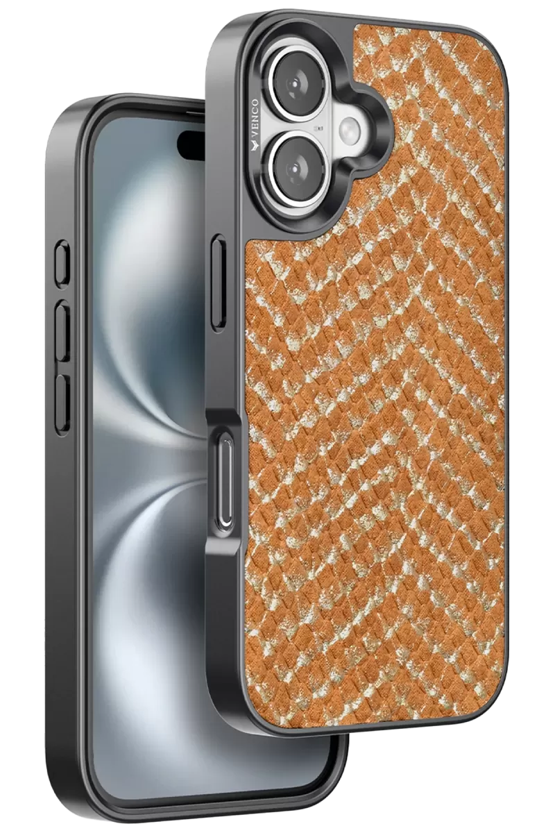 Venco Apple iPhone 16 Viper Kapak - Kahverengi