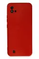Newface Realme C11 2021 Kılıf Nano içi Kadife Silikon - Kırmızı