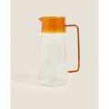 Turuncu Detaylı Cam Sürahi 1600 ml
