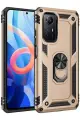 Newface Xiaomi Redmi Note 12S Kılıf Sofya Yüzüklü Silikon Kapak - Gold