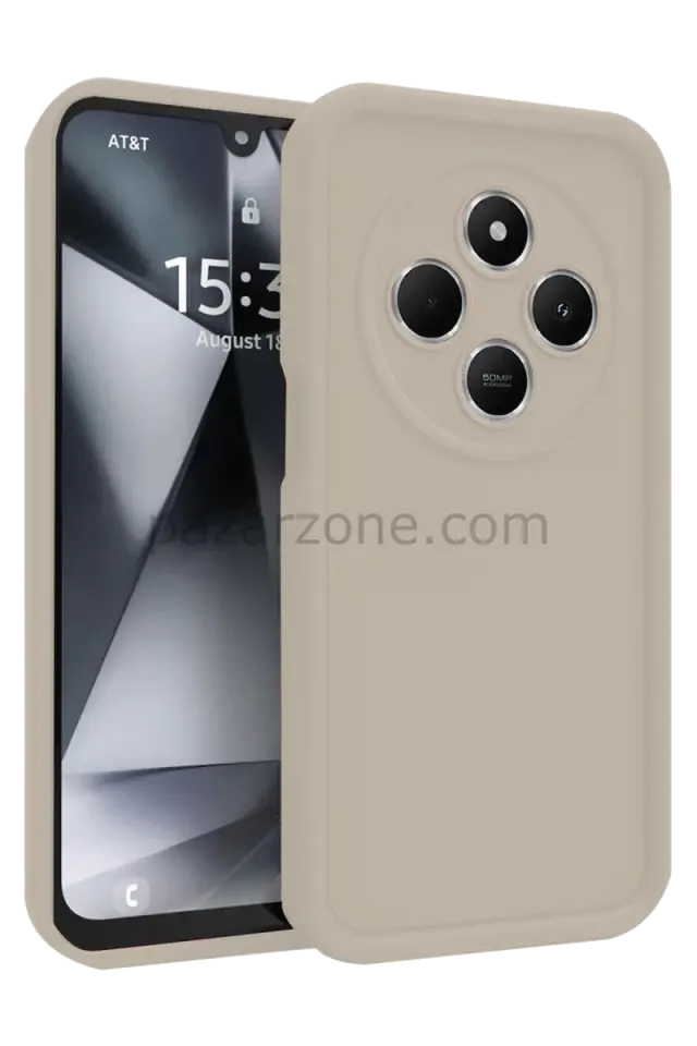 Newface Xiaomi Redmi 14C Kılıf Viera Silikon - Krem