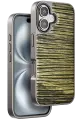 Venco Apple iPhone 16 Wave Kapak - Koyu Kahve