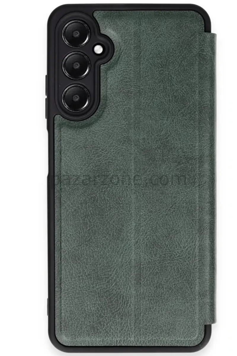 Newface Samsung Galaxy A36 Kılıf Flip Cover - Koyu Yeşil