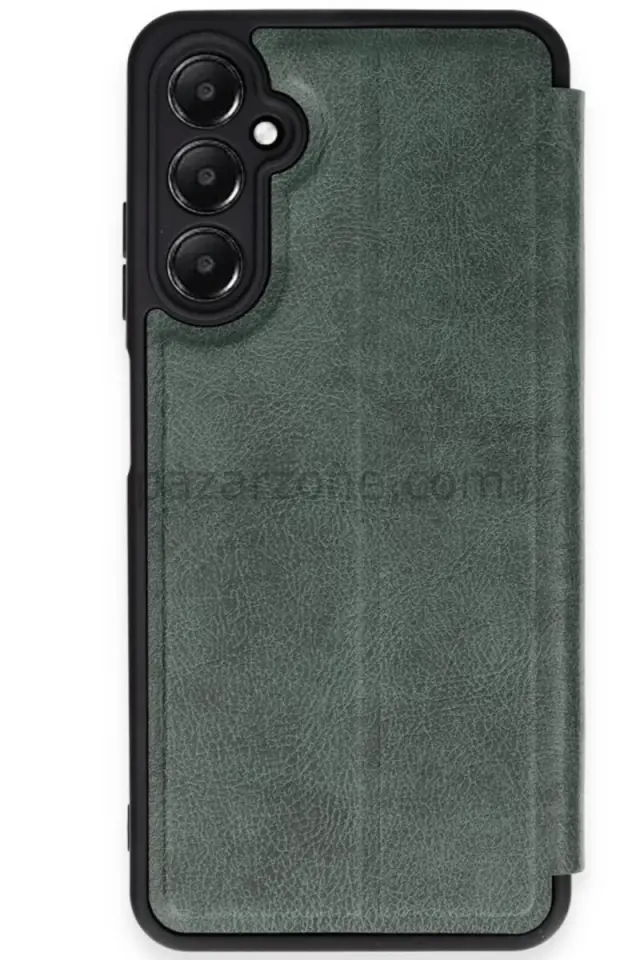 Newface Samsung Galaxy A36 Kılıf Flip Cover - Koyu Yeşil