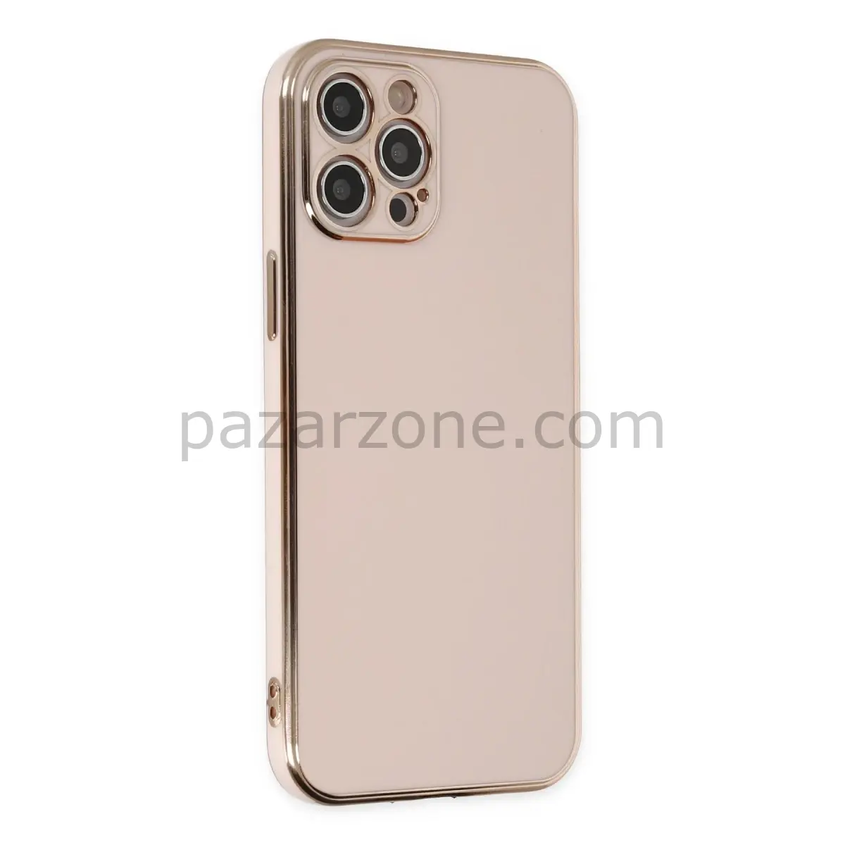 Apple iPhone 12 Pro Kılıf Volet Silikon - Pembe