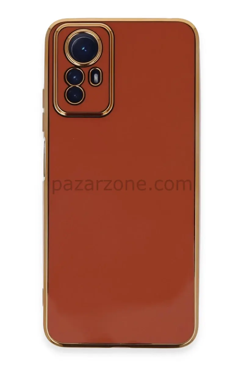 Newface Xiaomi Redmi Note 12S Kılıf Volet Silikon - Kırmızı