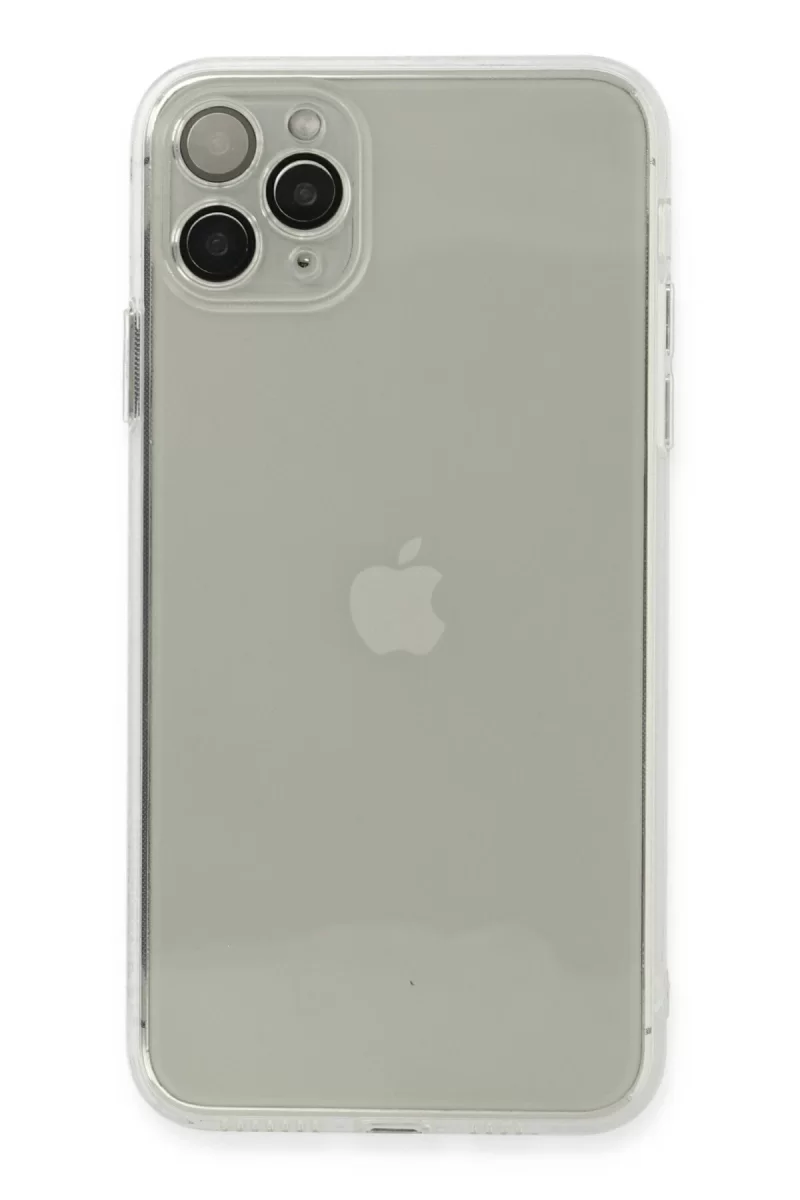Newface Apple iPhone 11 Pro Kılıf Fly Lens Silikon - Şeffaf