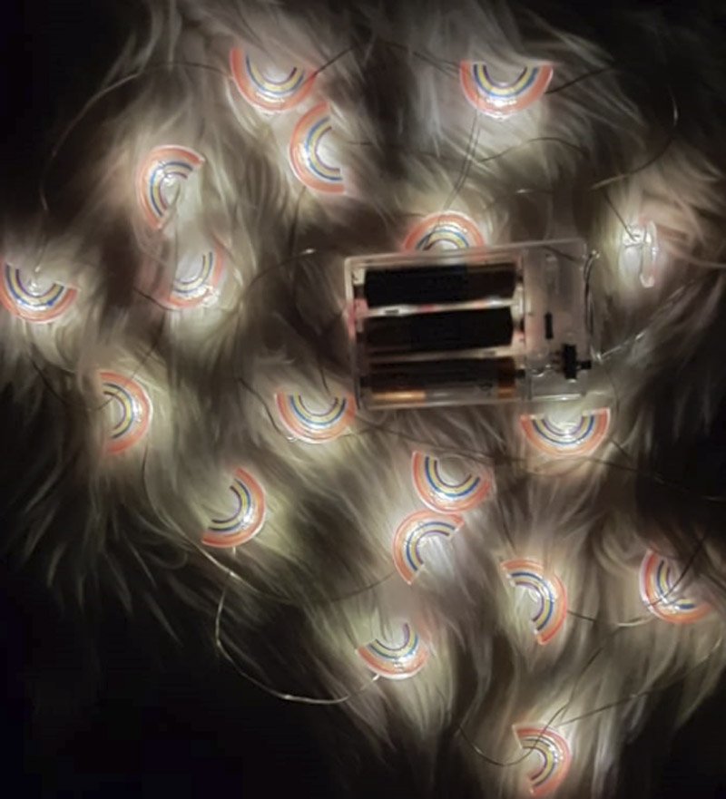 Led Işıklı Gökkuşağı Dekoratif İp