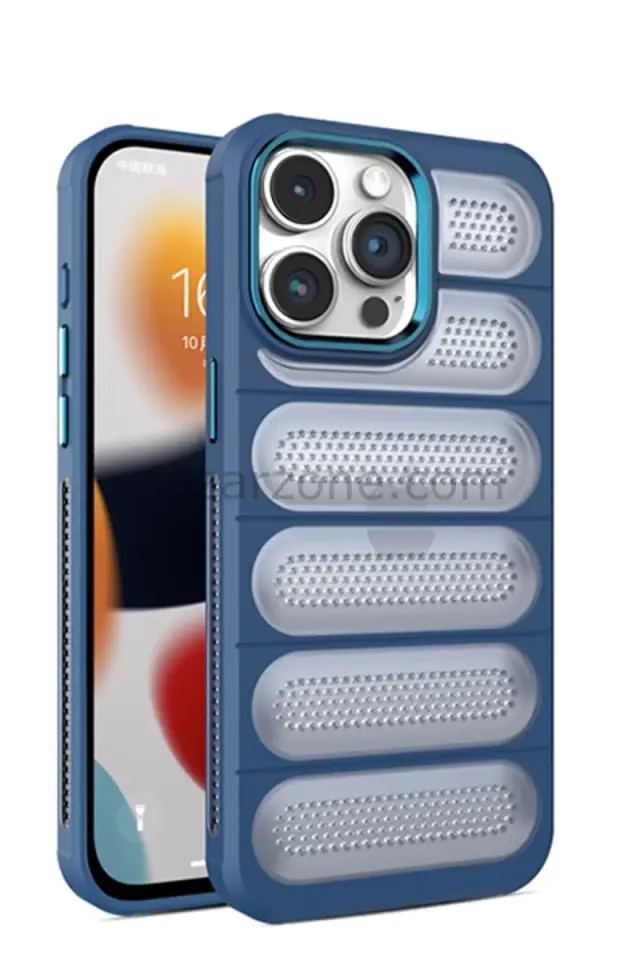 Newface Apple iPhone 15 Pro Kılıf Airmax Silikon Kapak - Lacivert