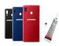 SAMSUNG A20 Arka Batarya Pil Kapağı KIRMIZI (B7000