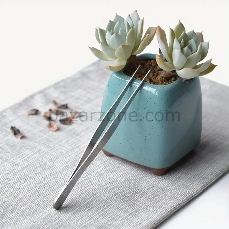 Uzun 30 Cm Çelik Cımbız - Akvaryum Maşası