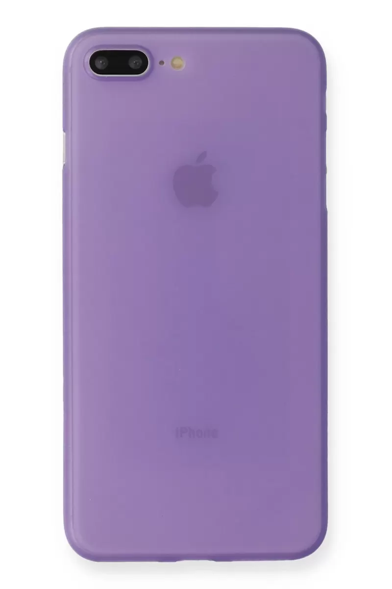 Newface Apple iPhone 7 Plus Kılıf PP Ultra İnce Kapak - Mor