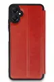 Newface Samsung Galaxy A05 Kılıf Flip Cover - Kırmızı