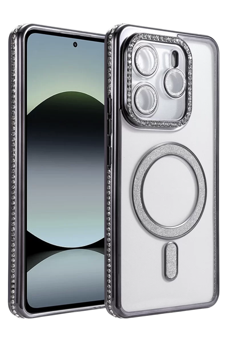 Newface Xiaomi Redmi Note 14 4G Joke Simli Magneticsafe Kılıf - Siyah