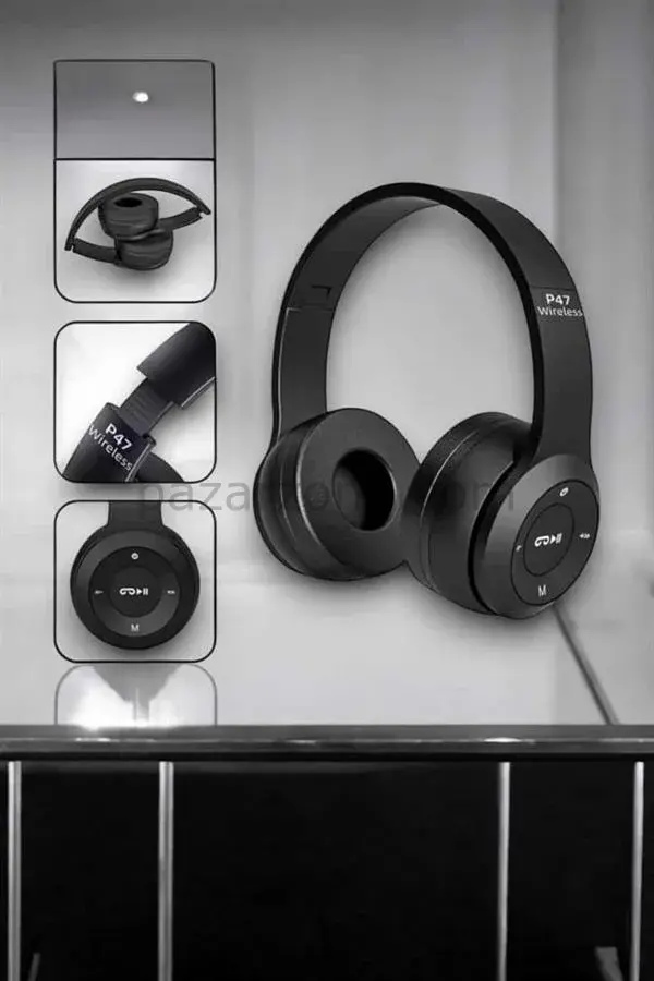 Kulak Üstü TF Kart ve AUX Destekli Ergonomik Bluetooth Kulaklık