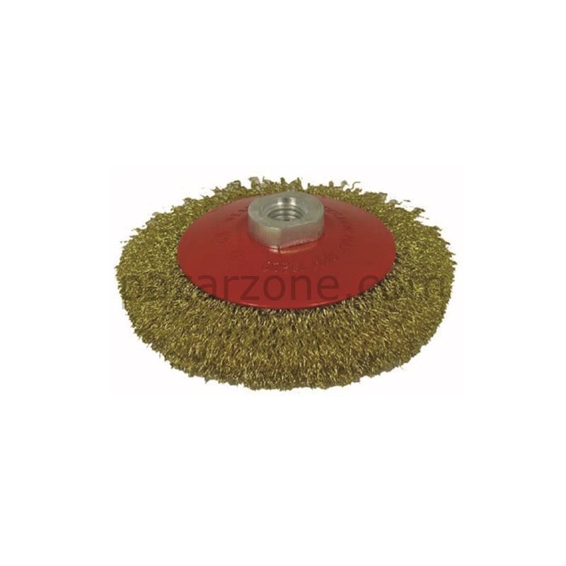 Partner 03033 M14 Vidalı  Sarı Telli Fırça 125 mm