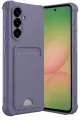 Newface Samsung Galaxy A36 Kılıf Kelvin Kartvizitli Silikon - Lila