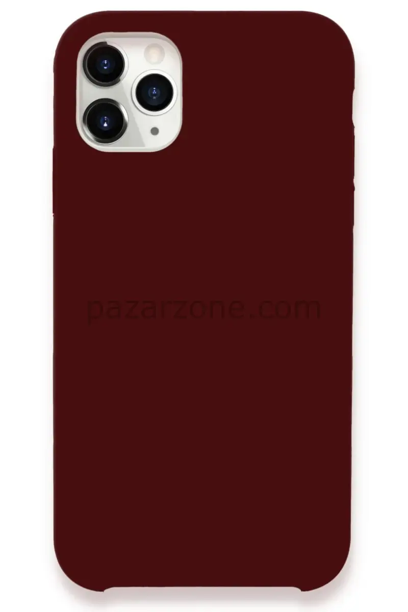 Newface Apple iPhone 11 Pro Kılıf Lansman Legant Silikon - Bordo