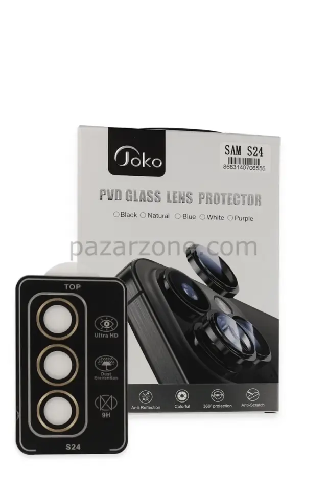 Joko Samsung Galaxy S24 PVD Metal Kamera Lens - Gold