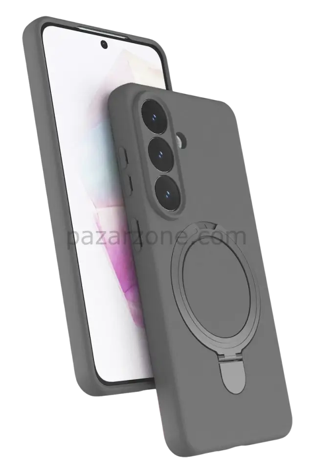Newface Samsung Galaxy S26 Plus Regal Magsafe Standlı Kapak - Titan Gri