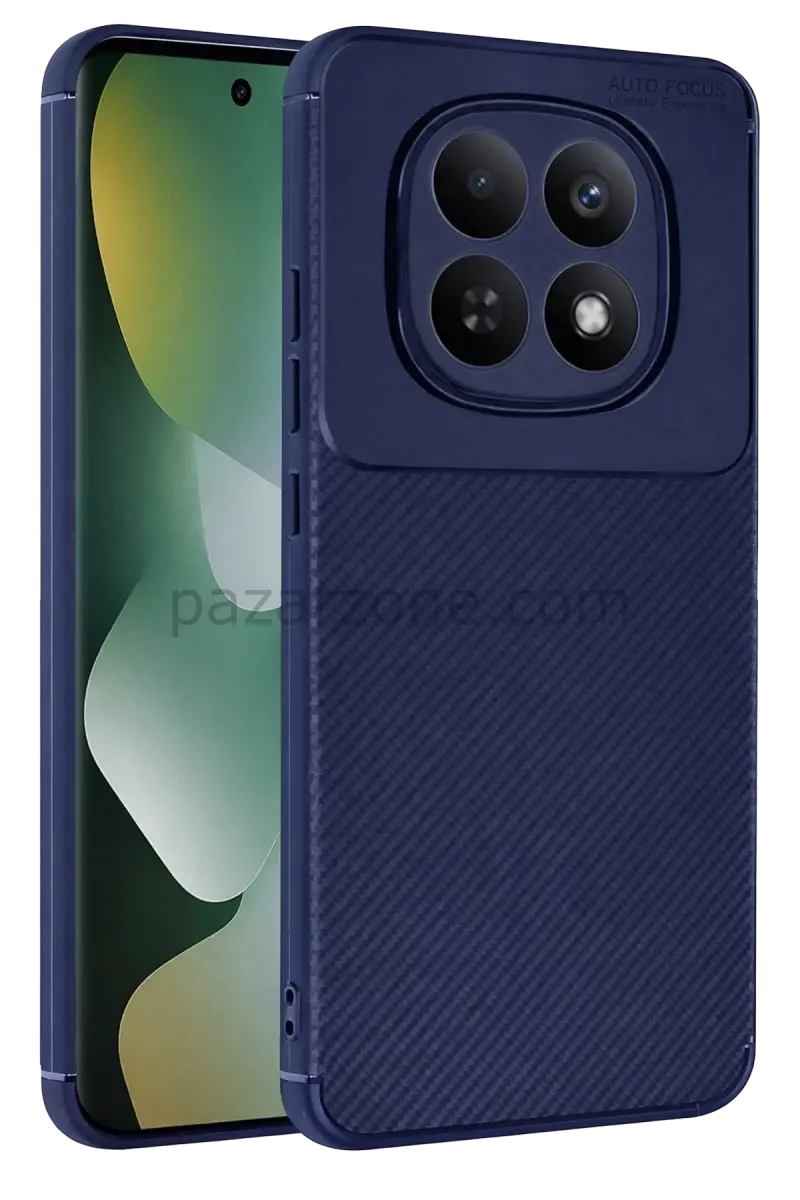 Newface Xiaomi Redmi Note 15 Pro Plus 5G Auto Focus Karbon Kapak - Lacivert